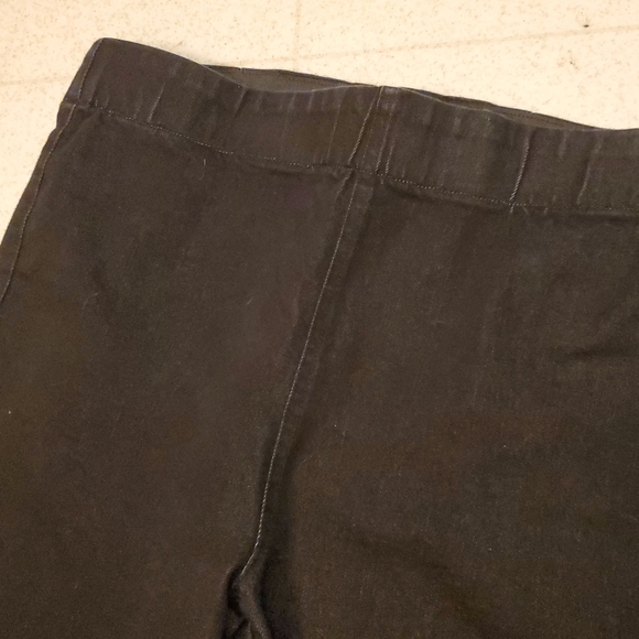 Newbury Kustom Large x-long bell stretchy black jeans - Picture 3 of 6